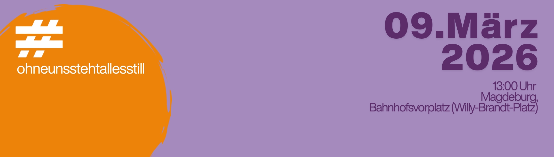 #OhneUns steht alles still- Kundgebung am 09.März