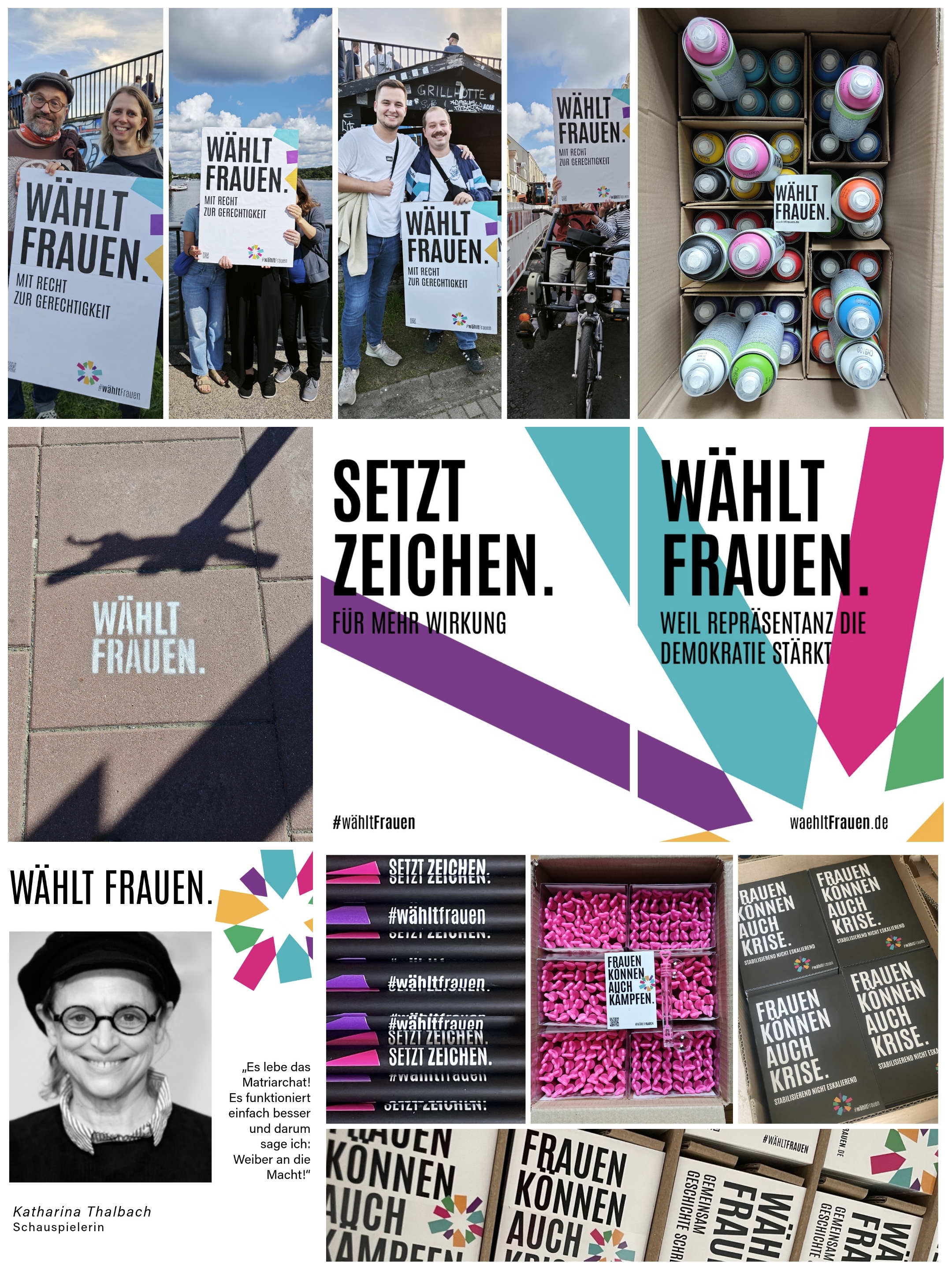 WÄHLT FRAUEN unterwegs